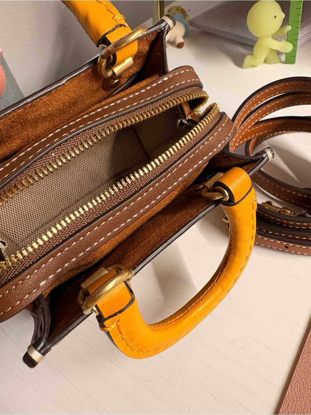 Coach Mini Signature Textile Jacquard Micro Rogue - Gem